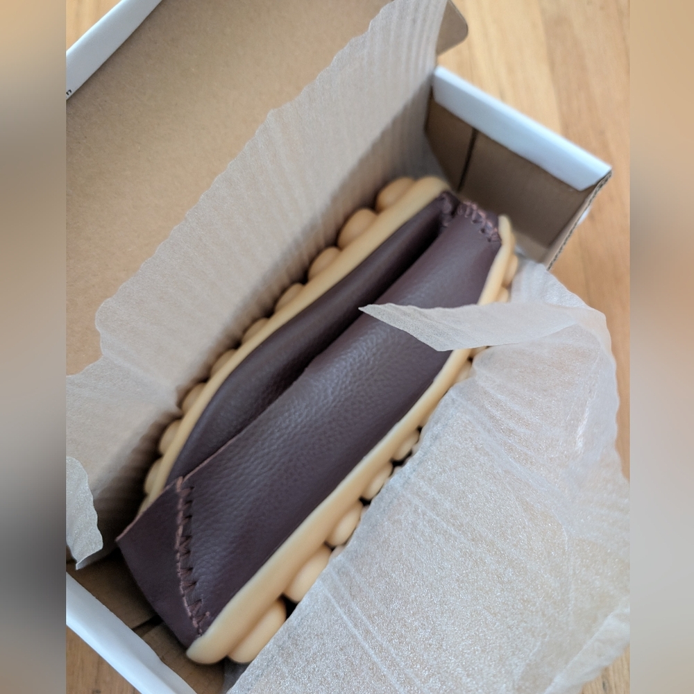 { Amazon } Leather Driving Loafers Brown - Picture 3 of 5